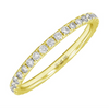 14k Yellow Gold Round Diamond Eternity Band .45ctw