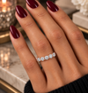 14k Rose Gold Lab Grown Round Diamond Eternity Band 3.50ctw