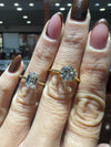 14k Yellow Gold 1.80ct Lab Grown Emerald Diamond Solitaire Engagement Ring