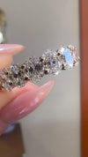 14k Yellow Gold Lab Grown Oval Diamond Eternity Band 7.00ctw